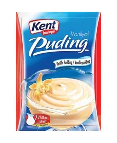 Kent Boringer Puding 125 Gr Vanilyalı