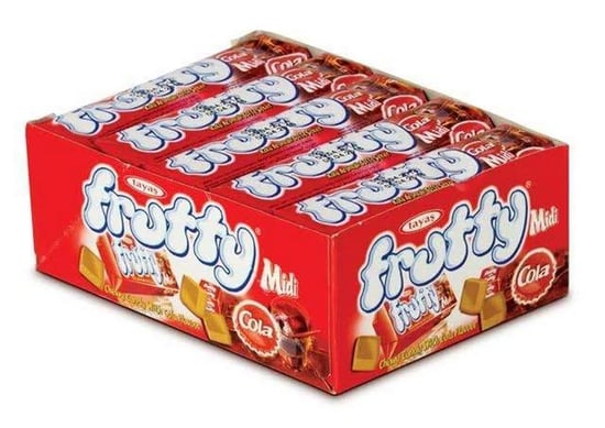 Tayaş Frutty Kolalı Yumuşak Şeker 20 Gr X 24 Adet Kutulu