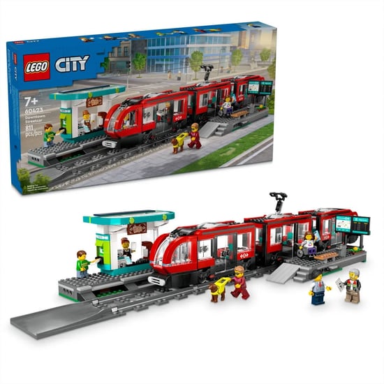 60423 Lego City Şehir Merkezi Tramvay İstasyonu 811 Parça +7 Yaş