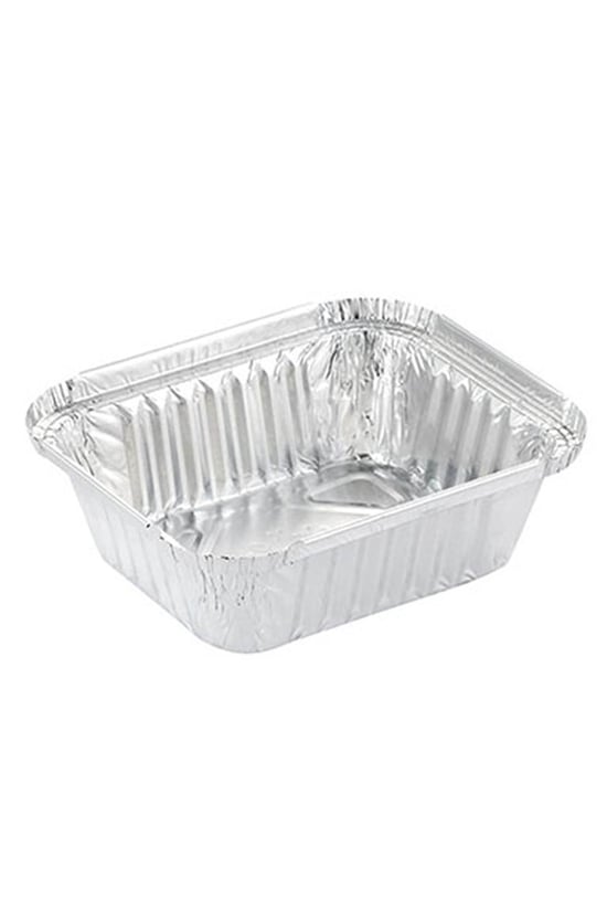 Alüminyum Kap 350 gr Dikdörtgen 100 Adet