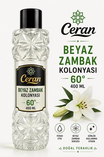 400 Ml Beyaz Zambak Kolonyası Ceran Marka