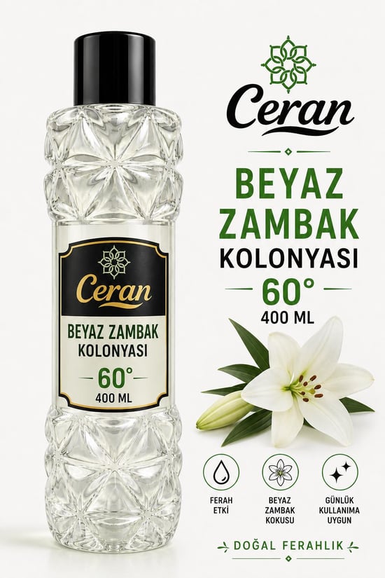400 Ml Beyaz Zambak Kolonyası Ceran Marka