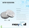 Maxycell 2450 Cr2450 Lityum Düğme Pil 3v Dl2450 (6\'lı Paket)