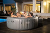 Lay-z-spa 6001t Santorini Smart Hydrojet Pro Enerji Tasarruflu Şişme Spa Havuzu, Mobil Uygulama Kontrollü, 5-7 Kişilik