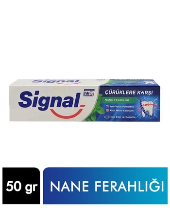 signal,nane, diş macunu, signal diş macunu, nane ferahlığı, çürük karşıtı,50 ml, signal diş macunu
