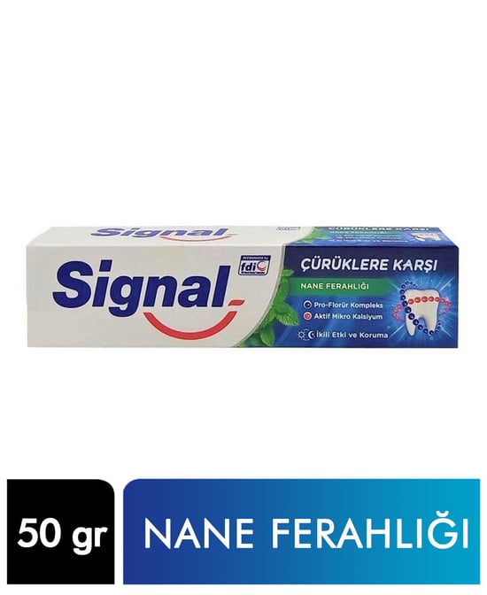 signal,nane, diş macunu, signal diş macunu, nane ferahlığı, çürük karşıtı,50 ml, signal diş macunu