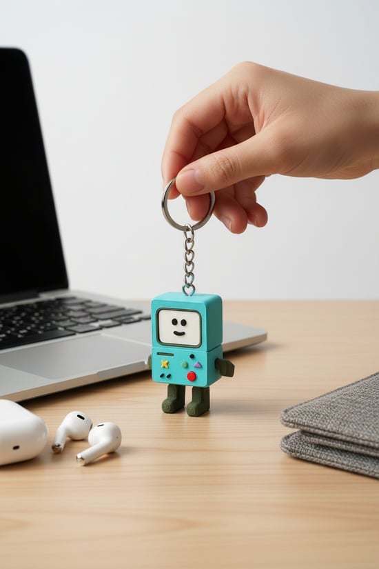 Eklemli Kuantum Çocuk Figürlü Hareketli Anahtarlık