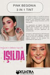 Kuatra Pink Begonia Doğal İçerikli Nemlendirici - Antioksidan Işıltı Veren Balm