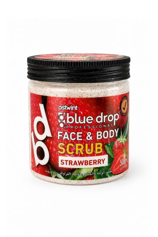 Blue Drop Yüz Bakım Peeling Scrub Çilek 500 Ml