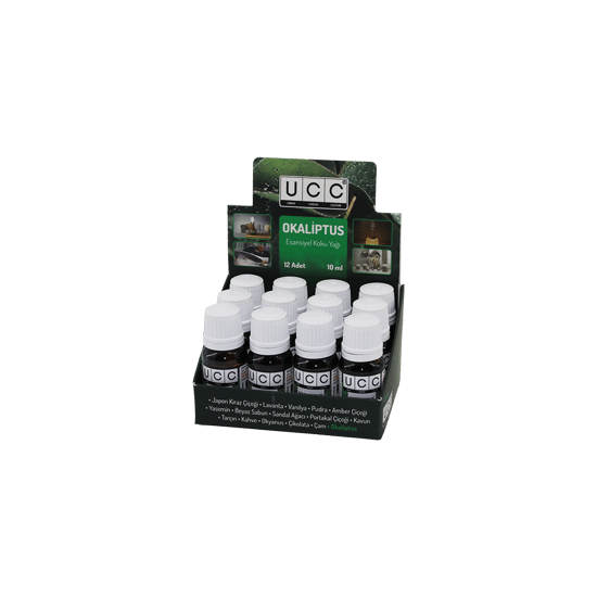 Ucc Esansiyel Koku Yağı ( Okaliptus ) ( Buhardanlık & Çamaşır Makine & Ütü Vb. Kullanım ) ( 10ml )