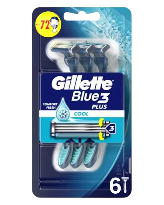 Gillette Blue3 Cool Tıraş Bıçağı 6'lı Blister