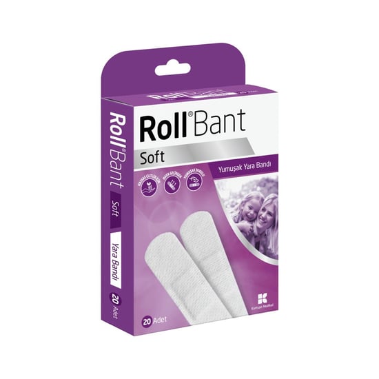 Roll Bant Yumuşak Yara Bandı 20 Li