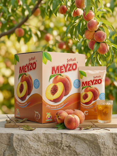 Meyzo 24'lü Şeftali Aromalı Nazo Toz İçecek