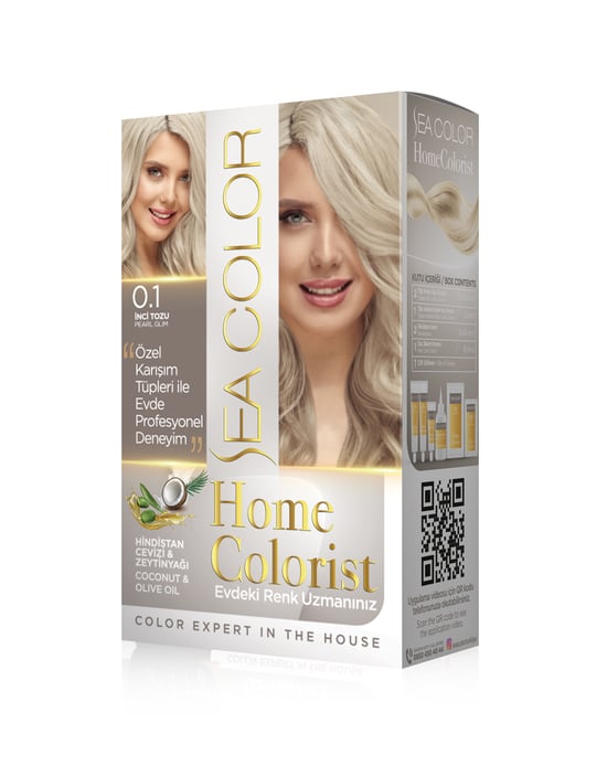 Sea Color Home Colorist Set Boya 0.1 İnci Tozu