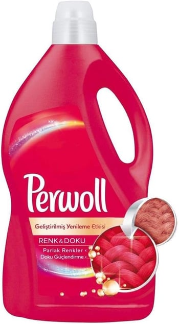 Perwoll Hassas Bakım Sıvı Çamaşır Deterjanı Renkli Yenileme 3960 Ml