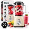 Sinbo Shb-7516 ( Krem ) Turbo El Blender Seti ( Doğrayıcı & Mikser & Blender ) ( 600w ) ( 2 Kademe Hız ) ( 1.5lt Cam Hazne )
