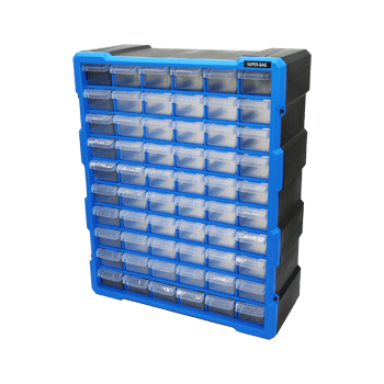Super-bag Asr-6000 ( 60lı ) Asmalı Monoblock Çekmece Seti ( 38.1x15.7x47.5cm )