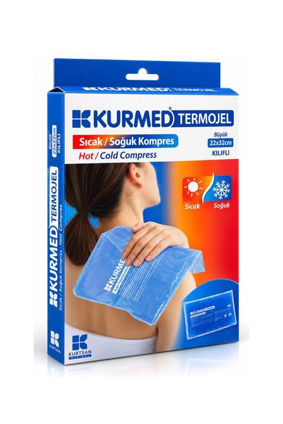 Kurmed Termojel Sıcak Soğuk Kompres Kılıflı 22x32 Cm