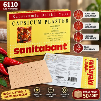 Hagiki Kapsikumlu Delikli Yakı Sanitabant