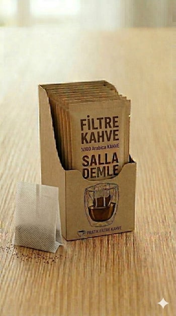 Kofe 2 si 1 Arada Karton Bardak İçinde Hazır Kahve