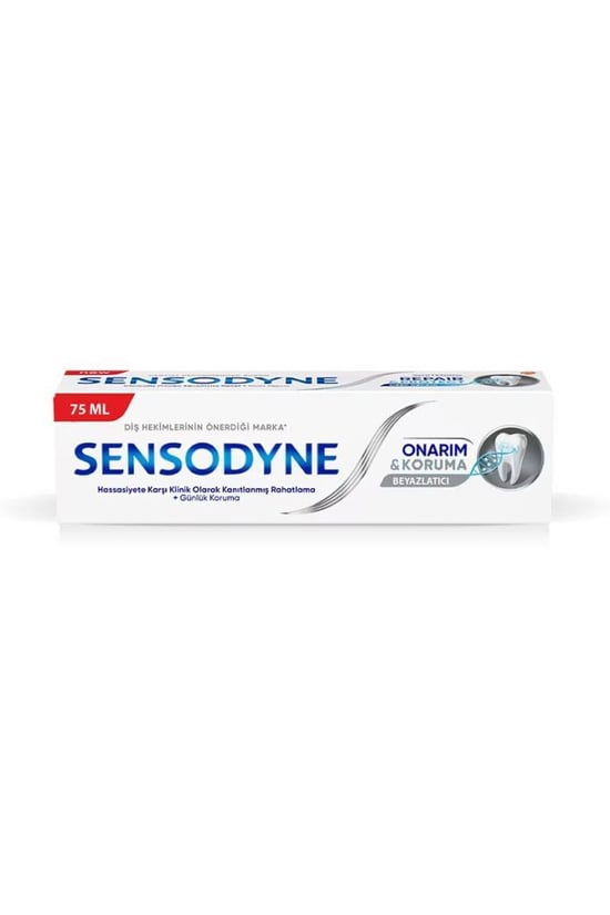 Sensodyne Onarım ve Koruma Beyazlatıcı Florürlü Diş Macunu 75 Ml