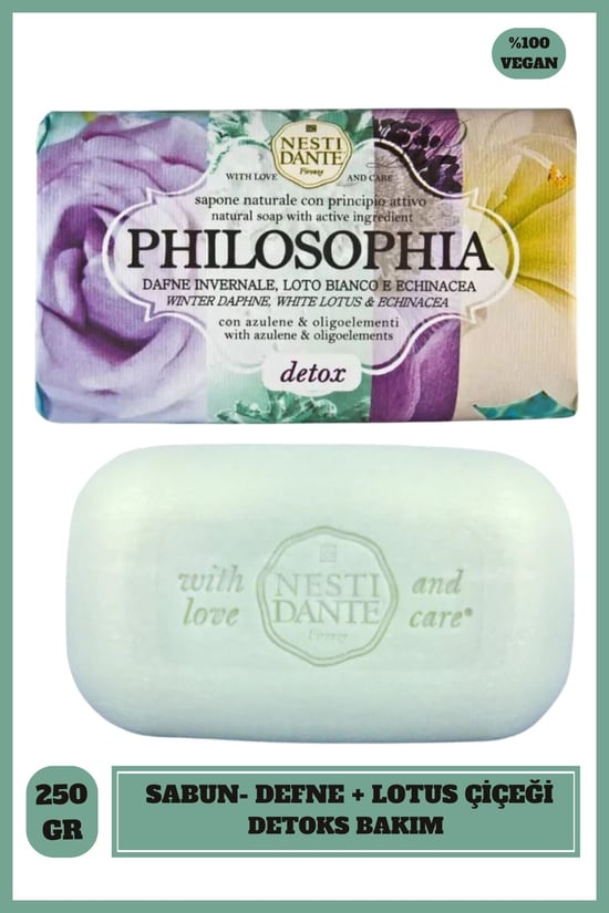 Nesti Dante Philosophia Detox Katı Sabun 250 gr | Detoks ve Aydın
