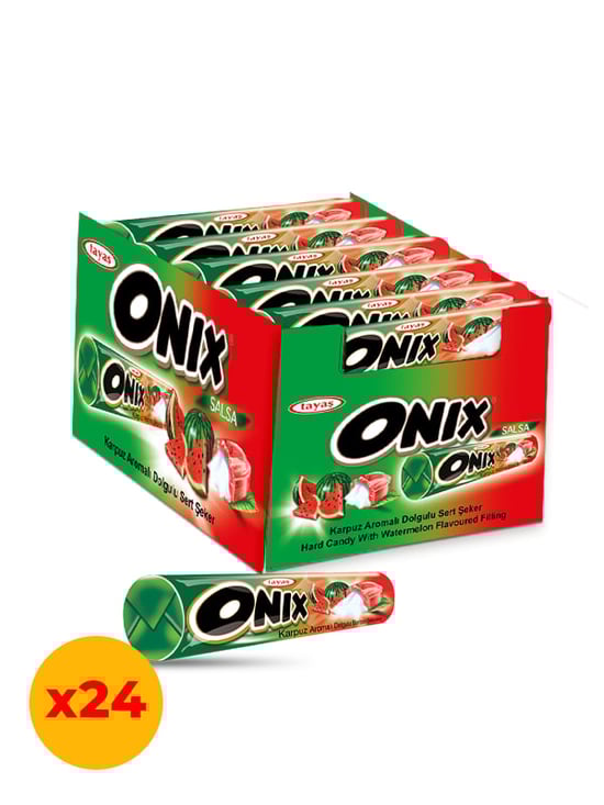 Tayaş Onix Salsa Karpuzlu Sert Şeker 22,4 Gr
