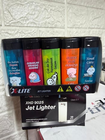 X-lite Je T Sevimli Dostlar Baskılı Çakmak *50 Pcs