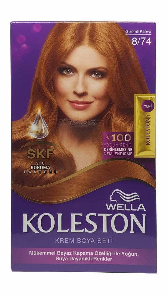 Koleston Kit Saç Boyası Gizemli Kahve 8 74