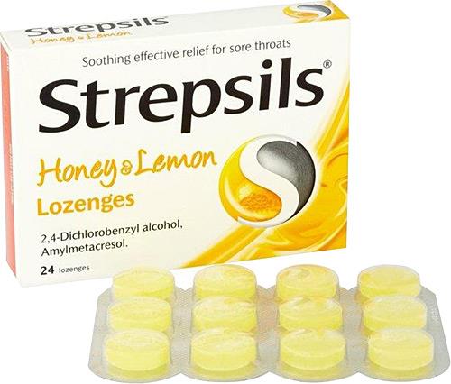 Strepsils Bal ve Limon Aromalı 24 Pastil