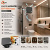 Ni-sa Ebt-150sa Plastik Aspiratör ( 150 ) ( Antrasit ) Banyo Tuvalet Havalandırma Aspiratörü (20w) (2800rpm) (320m3/h)