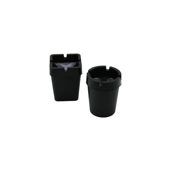 Mmc Plastik Pihome Pi-411 ( Siyah ) ( Mix=yuvarlak & Kare ) Plastik Kokusuz Küllük