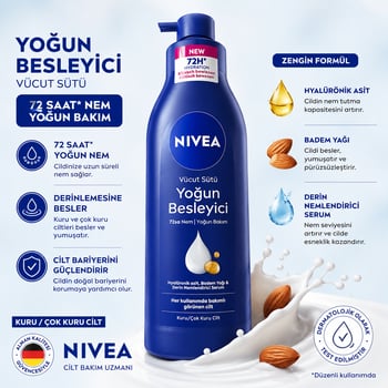 Nivea Yoğun Besleyici Vücut Sütü 250 Ml