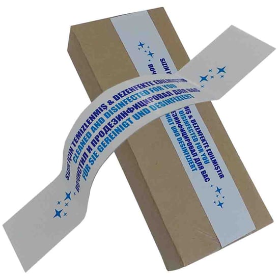 Private 2000 Adet Otel Pansiyon Banyo Buklet Tipi Hijyen Dezenfekte Oda Bandı