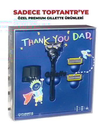 Gillette Fusion5 Proshield Platinium Seri Tıraş Makinesi + 3 Yedek Tıraş Bıçağı + Özel Stand