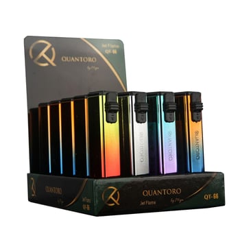 Quantoro Qt-66 Jet Flare Parlak Çakmak