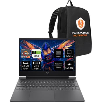 HP Victus 15 Ryzen 5 8645HS RTX 3050 32GB RAM 2TB SSD 15.6" FHD 144Hz FreeDOS B9KM2EAPN319 Gaming La