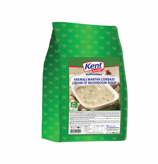 Kent Boringer Prf. Kremalı Mantar Çorbası