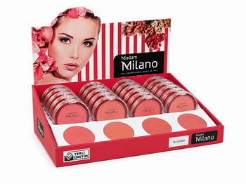 Madam Milano Tekli Allık Blusher – Doğal Görünüm, Kadifemsi Doku, Uzun Süre Kalıcı