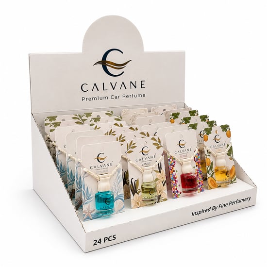 Calvane Perfume Premium Oto/araç Ayna Kokusu 8 Ml | 24'lü Kutu Stant