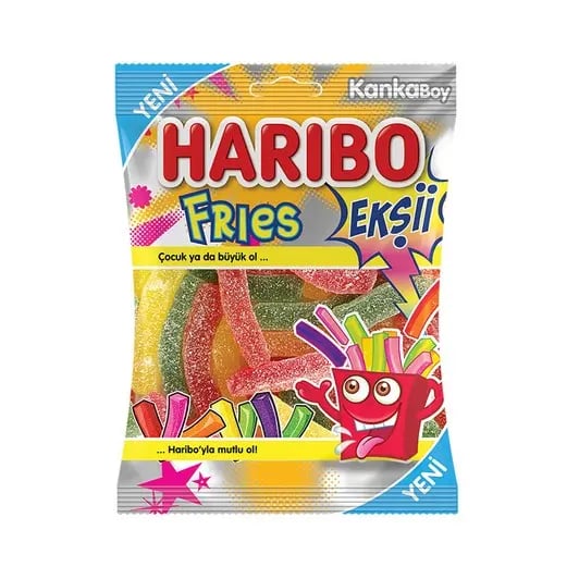 Haribo Jelly Fizz Fries 70 Gr