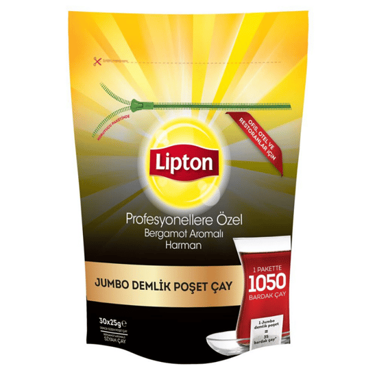 Lipton Profesyonellere Özel Harman Jumbo Demlik Poşet Çay 25 Gr 30'lu
