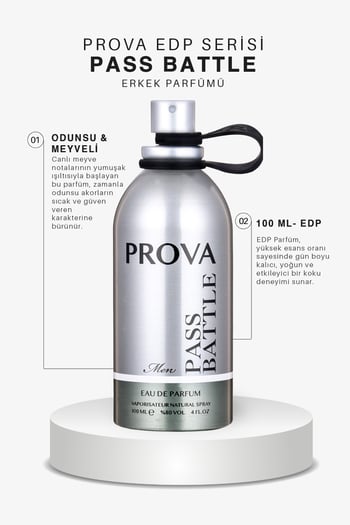 Prova Pass Battle Edp Erkek Parfüm 100 Ml
