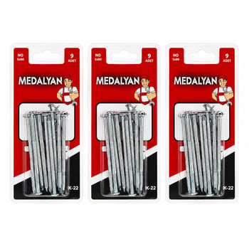 Medalyan Dl-22 ( 5x80 ) ( 9pcs ) ( Beton ) Çelik Çivi