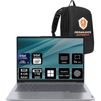 Lenovo Thinkbook 14 Gen 7 Core Ultra 5 125u 8gb Ram 1tb Ssd 14" Fhd+ Wın11 Pro 21mr0095trp403 Notebo