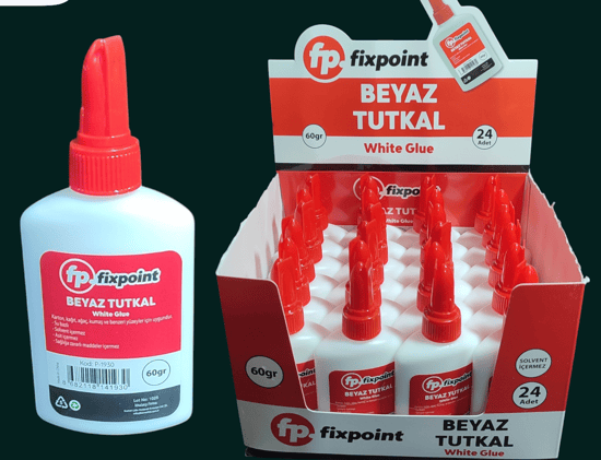 Fixpoint 60 Gram Ahşap Tutkalı Beyaz Tutkal Yapıştırıcı