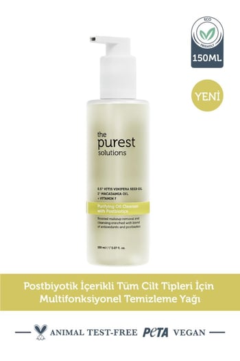 The Purest Solutions Postbiyotik İçerikli Multifonksiyonel Arındırıcı Temizleme Yağı 150 Ml