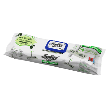 İnura Global Sufyy Soft ( Mop Havlusu & Yüzey ) ( 50pcs ) ( Büyük ) Islak Mendil ( Ekstra Kalın )