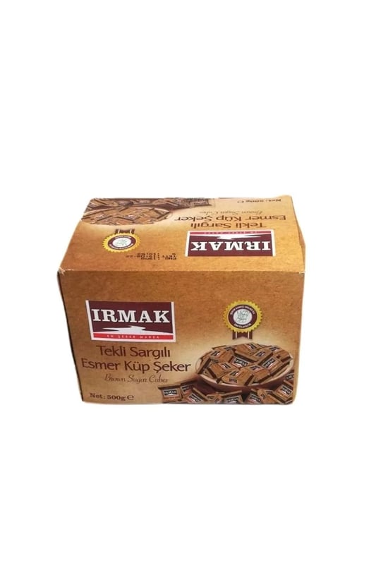 Irmak 500 Gr Esmer Tekli Sargılı Küp Şeker