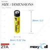 Maxycell 5 Adet 27a Düğme Piller 12v
